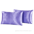 satin pillowcase Satin silk Standard Pillow Cases With Envelope Closure Manufactory